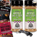 Pit Boss Tennessee Apple Butter Premium BBQ Barbecue Mixed Seasoning Spice &amp Rub 2 pk Choice Bundle (12.8 oz) + Guide &amp Keychain Bottle Opener (4 Items)!