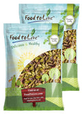 Food to Live Pistachios Halves and Pieces Roasted and Salted 16 Pounds – Crunchy Delicious and Nutrient-Rich Snack High in Protein and Fiber Nuts Perfect for On-the-Go Salads or Baking Vegan