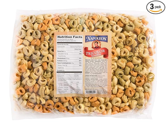 Napoleon Tricolor Tortellini 5 lbs (3 Pack)