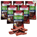 Bridgford Sweet Baby Ray's Beef Jerky Roasted Garlic 10 oz Pack of 6 - Healthy High Protein Beef Jerky for Your Dietary Preferences - Ready-to-Eat Snacks for On-The-Go Snacking and Busy Lifestyles