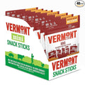 Vermont Smoke &amp Cure BBQ Beef Sticks - Healthy Protein Meat Snacks with BBQ Flavor - On the Go Healthier Snack for Adults &amp Kids - Portable Meat Snack- 3 oz pack of 8