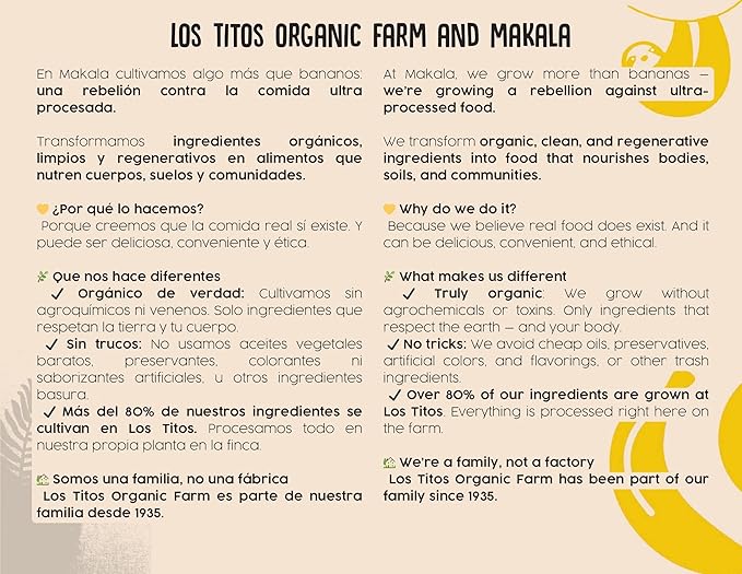 Makala Organic Dried Banana Halves– 100% Natural Snack Gluten-Free No Added Sugar Vegan Made in Costa Rica (15.9 oz Total) - 3-Pack