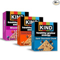 KIND Healthy Grains Energy® Bars 30ct Variety Pack Dark Chocolate Chunk Peanut Butter Dark Chocolate and Mixed Berry 18-21g Whole Grains Made with Super Grains Gluten Free Snacks
