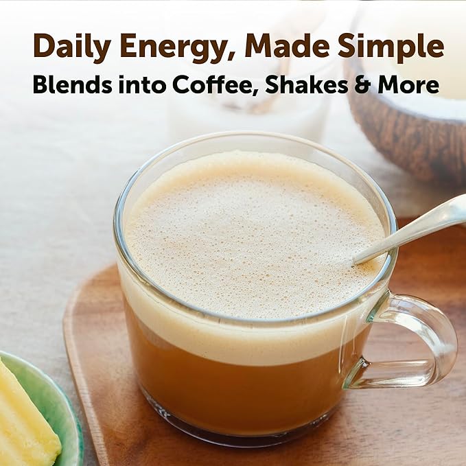 Micro Ingredients Organic MCT Oil Powder with Prebiotic Fiber1 Pound (16 Ounce) | C8 MCT Oil for Coffee Creamer | No GMOs Keto Diet Vegan