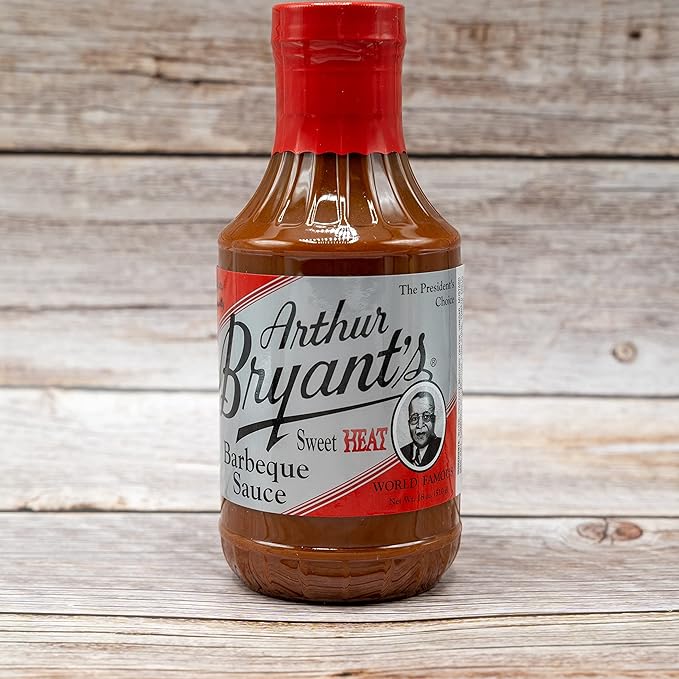 Arthur Bryants BBQ Sauce (Sweet Heat) — BBQ Sauce Natural Spicy Flavor — Zesty &amp Hot Barbecue Flavor — Best BBQ Sauce for BBQ Lovers (18 Oz Pack of 3)