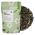 Heavenly Tea Leaves Organic Jasmine Green Bulk Loose Leaf Green Tea 1 Lb. (Approx. 200 Servings) - Antioxidant &amp Immune Boosting Hot or Iced Tea Great Natural Energy Source