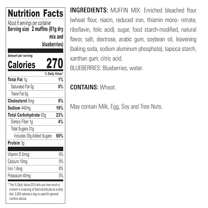 Krusteaz Variety PackCinnamon Swirl Crumb(21 oz)Cranberry Orange Muffin Mix (18.6 oz)Wild Blueberry Muffin Mix (17.1 oz) (3 CT)