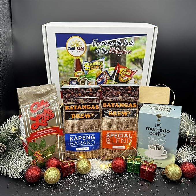 Batangas Kapeng Barako Gift Set Premium Filipino Coffee Beans &amp Ground Brew Strong Barako from Batangas (300g Cafe De Lipa Regular Special &amp Whole Beans)