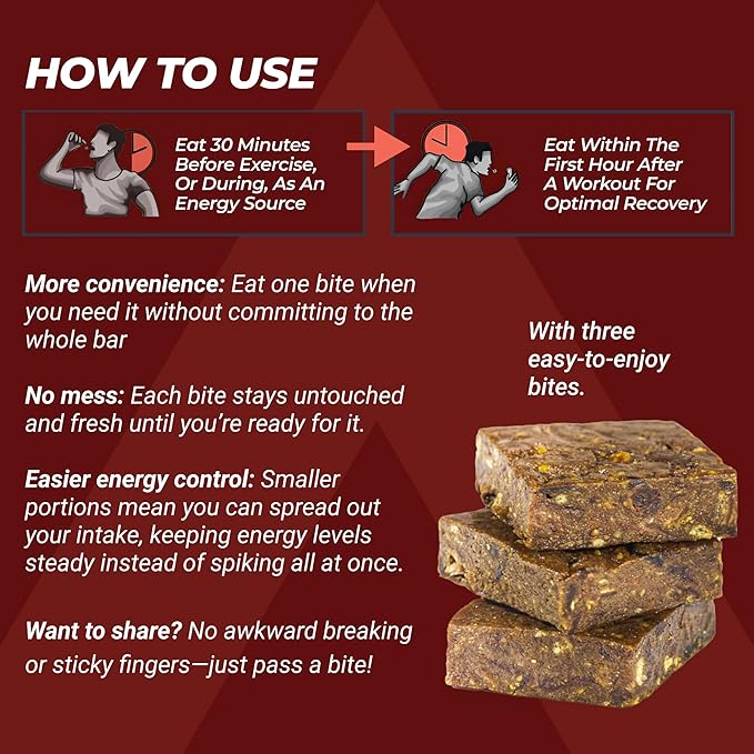 TITANIUM Protein Energy Bars - Fruit Bars with Dried Superfruits Quinoa 10g Of Protein Chocolate Chip - Alternative To Cliff Bars - Snack Bars Healthy Food - Camping Snacks Hiking Food - Healthy