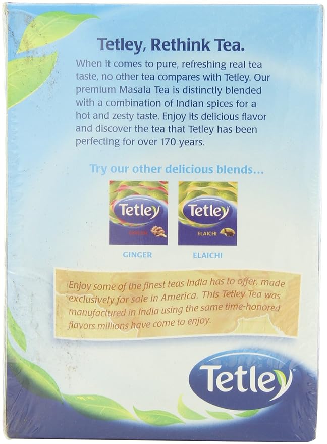 Tetley Tea Masala 72-Count Tea Bags (Pack of 3)