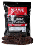 Well Hung Meats Smokin Hot Beef Jerky One Pound Resealable Craft Jerky Bag (16oz)
