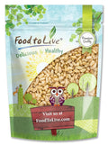 Food to Live - Pine Nuts 5 Pounds Raw Pignolias Kosher Vegan
