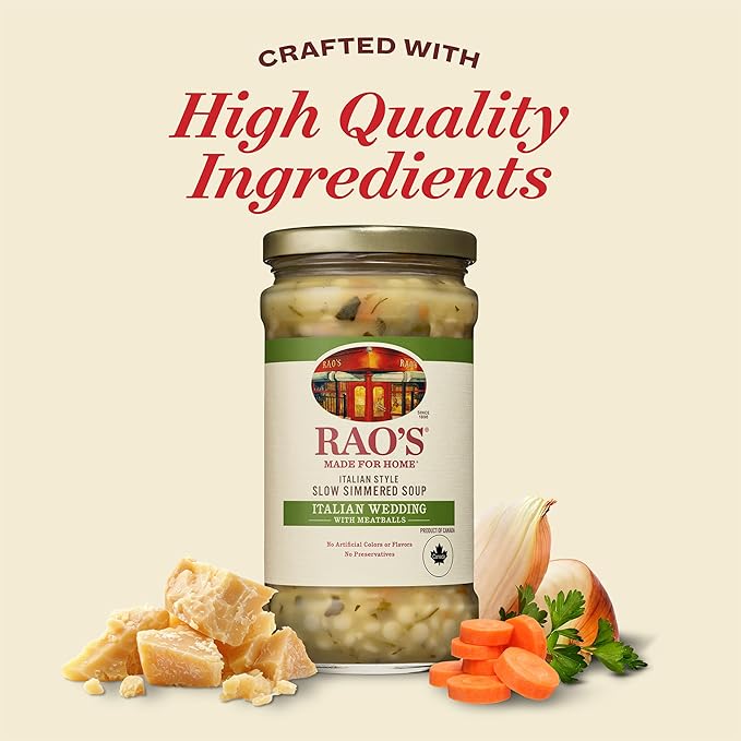 Rao's Homemade | Italian Wedding Soup | 16oz | Pack of 6