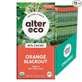 Alter Eco | Chocolate Bars | Pure Dark Cocoa Fair Trade Organic Non-GMO Gluten Free (12-Pack Orange Blackout)