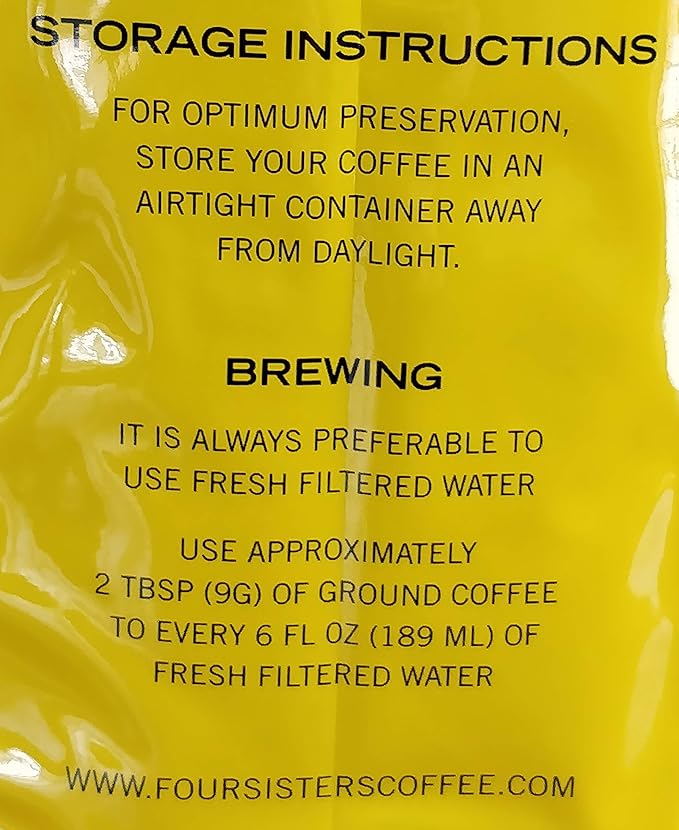 Four Sisters Coffee 100% Arabica Ground Coffee 1.5 Pounds - Morning Blend