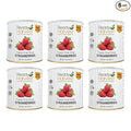 Ready Harvest Freeze Dried Strawberries | Healthy Emergency Snacks | Hurricane preparedness items as survival food | Pantry Staples | #10 Can | 30 Year Shelf Life | 6 Cans