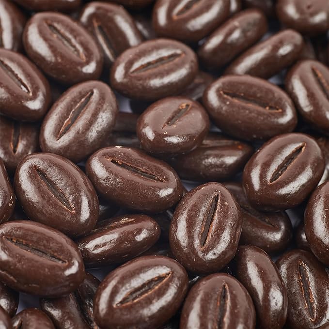 Yupik Dark Chocolate Covered Coffee Beans 60% Cacao 2.2 lb (35.2 oz) Kosher High in Fiber Coffee Beans Coated in Rich Dark Chocolate Chocolate Candy Sweet Snacks Ideal for Baking &amp Gifting