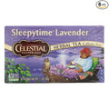 Celestial Seasonings Sleepytime Lavender Herbal Tea Caffeine Free Non GMO 20 Bags (Pack Of 6)