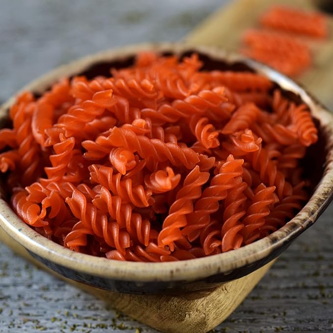 Antichi Poderi Toscani Pasta Duo - Red Lentil Fusilli &amp Chickpea Strozzapretti 8.8oz | Protein Rich High Fiber Imported from Italy