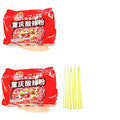Chenchun Chongqing Sweet Potato Instant Noodles(Sour &amp Spicy Flavor)(100g X 4 Bags)-2 Pack And 5 Pairs Of Chopstick