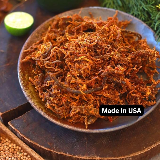 Shredded Beef Jerky Original Flavor 6oz Bag Khô Bò Sợi Vietnamese