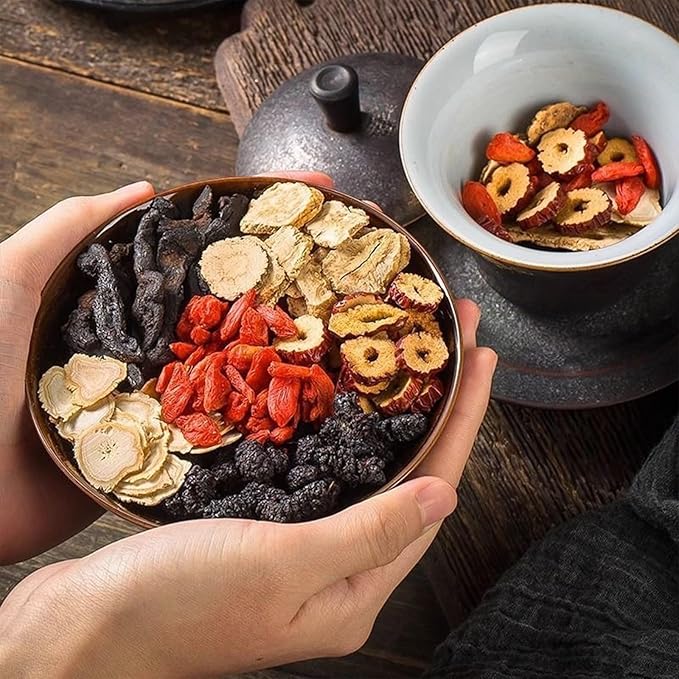 Panax &amp Mulberry Herbal TeaGinseng &amp Mulberry Herbal TeaKidney Tea Formula Ginseng Six Treasure TeaBag6 Ingredients Blend Treasure Kidney (30pc)