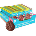 Russell Stover Easter Strawberry Crème Milk Chocolate Easter Egg 1.3 oz each (Pack of 18)
