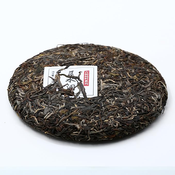 Yunnan Pu'er Tea 357 Grams Raw (Luo Shui Dong) Raw PU'ER Aged Fermented Puerh Tea Chinese Sheng Black Tea for Daily Drink and Gift