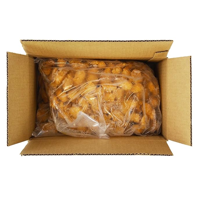 Brakebush All Breast Fritter Fully Cooked Popcorn Chicken 10 Pound -- 1 each.