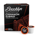 Brooklyn Beans Cinnamon Subway Gourmet Coffee Pods - Compatible with Keurig K Cup Brewers Including 2.0 Machines 40 Count Spicy Cinnamon Flavored