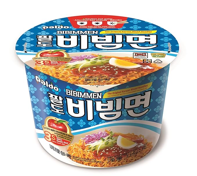 Paldo Bibimmen Spicy Korean Cup Noodles 115 grams