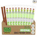 Original Sogo Snacks No Sugar 100% Grass-fed &amp Grass-finished Non-GMO Beef Sticks. No Added Nitrates Gluten Soy MSG Dairy Nuts. Keto Whole Paleo Friendly (Original 1-oz 72 Count)