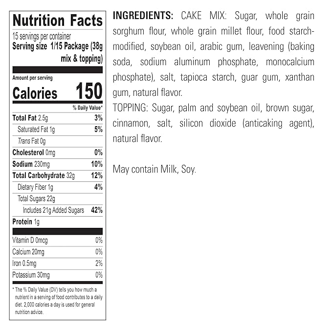 Krusteaz Gluten Free Baking Mix Variety Pack 1 Cinnamon Swirl Cake Mix 1 Double Chocolate Brownie Mix 1 Wild Blueberry Muffin Mix 1 Honey Cornbread Mix (4 CT)