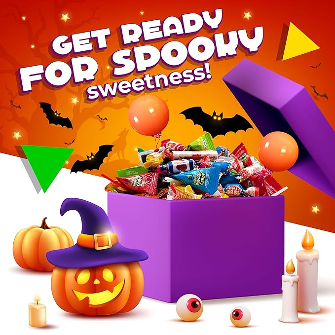 Party Candy Variety Pack | 12 Pound Box - Approx. 930 Count | Bulk Candy for Classroom | Assorted Candy Individually Wrapped | Popping Rocks Lollipops Taffies Gum Caramels