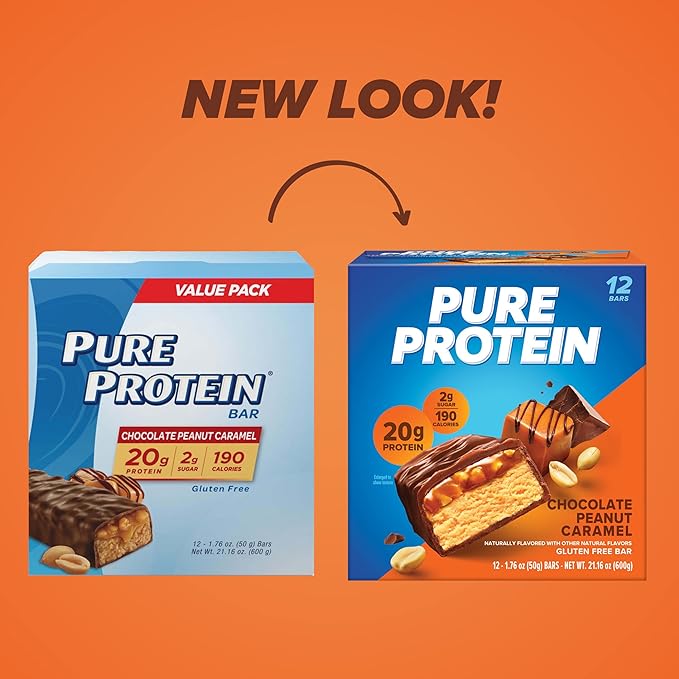 Pure Protein Vanilla Protein Shake 30g Complete Protein Vitamins A C D and E plus Zinc &amp Bars High Protein Nutritious Snacks to Support Energy Low Sugar Gluten Free