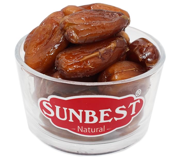 Sunbest Natural Deglet Noor Organic Dates 4 lbs – Pitted &amp Whole – Bulk Dried Fruit Snack For Kids &amp Adults – Naturally Sweet For Baking &amp Cooking – Chewy Fiber Rich Kosher &amp No Sug