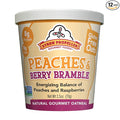 Straw Propeller Gourmet Foods - Gluten-Free Oatmeal and Muesli 12-Packs (Peaches &amp Berry Bramble)