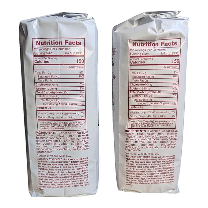 Atkinson’s Biscuit Mix – 2 lb Bags (Pack of 2) | Classic Southern Biscuit Blend Since 1757 | Made with Cholesterol-Free Shortening | Just Add Buttermilk Milk or Water (comes with Southern recipe car
