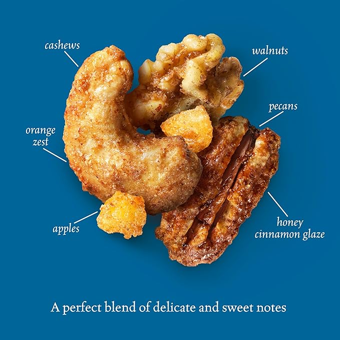 Sahale Snacks Honey Cinnamon Cashews Glazed Mix 4 Ounce (Pack of 6)