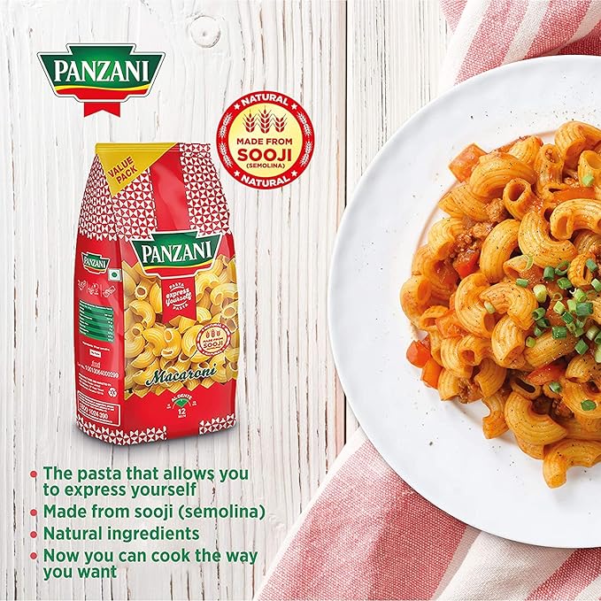 METREY Express Macaroni Pasta 3 x 400 g (Pack of 3)