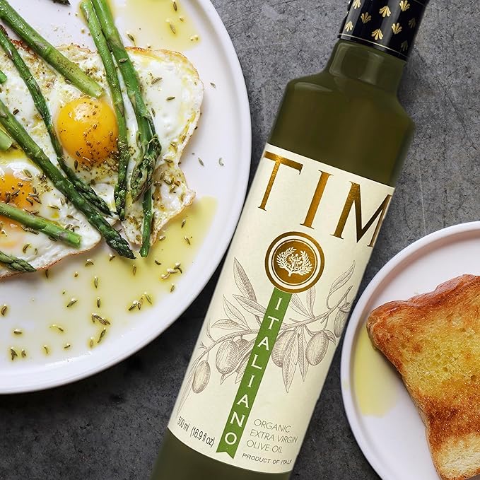 Entimio Italiano Organic Italian Extra Virgin Olive Oil from Italy 500+ mg/kg High in Polyphenols 2025 Gold Winner Tuscany evoo Cold Extracted Lab Tested for Drinking Cooking and Finishing