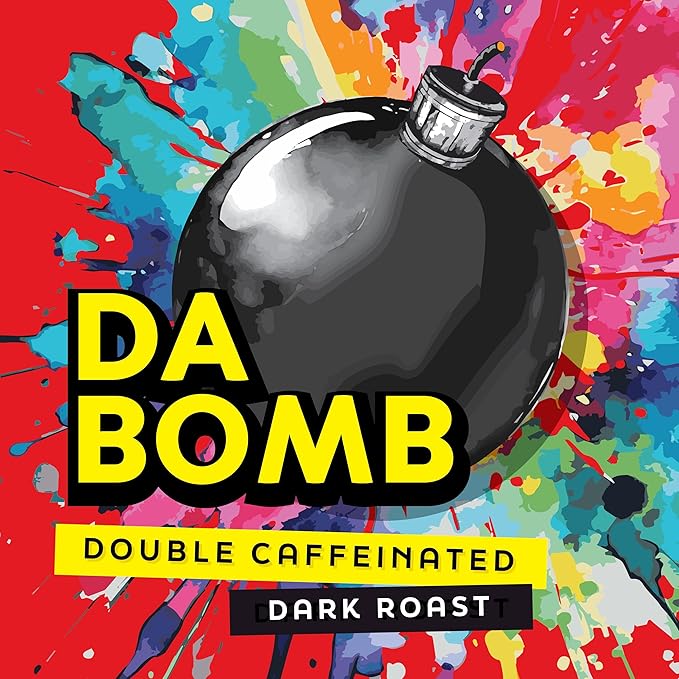 Java Factory Coffee Pods High Caffeine Coffee Compatible with K Cup Brewers Including 2.0 Da Bomb Extra Bold Double Caffeinated 80 Count