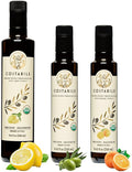 Orange &amp Lemon Infused Extra Virgin Olive Oil &amp Classic Blend combo. All-natural olive oils. 100% Italian. COSTABILE