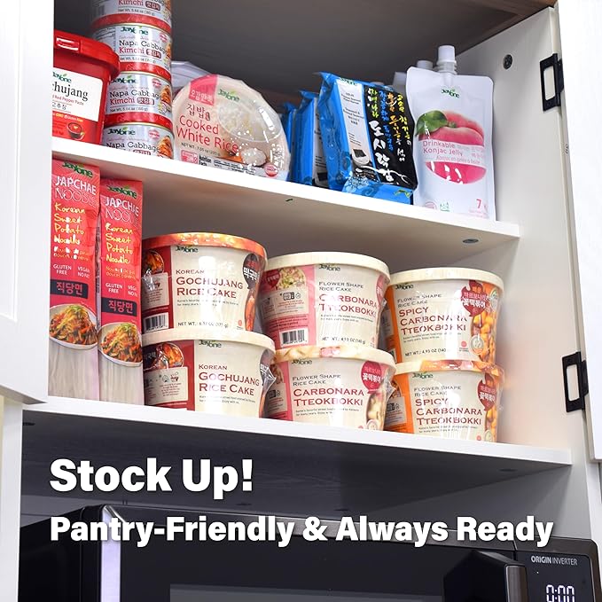 Jayone Instant Cooked Rice Pantry Staple Bap Sticky Microwavable Shelf Stable Asian Bap Product of Korea 7.05 oz (Pack of 12 / White Rice)