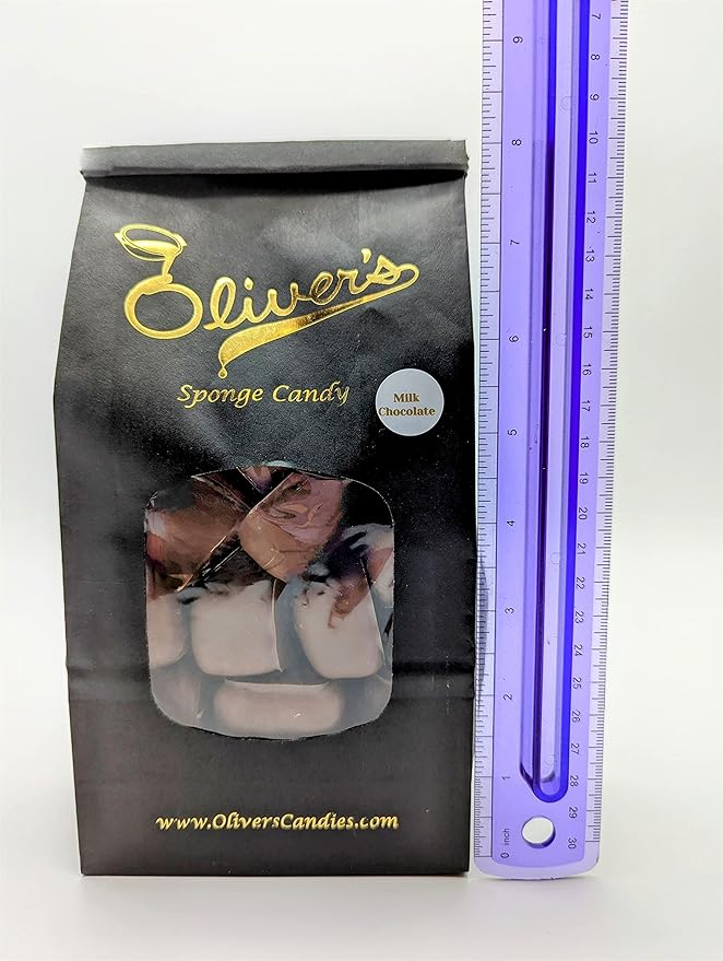 Oliver's Sponge Candy - Milk Chocolate 1 pound