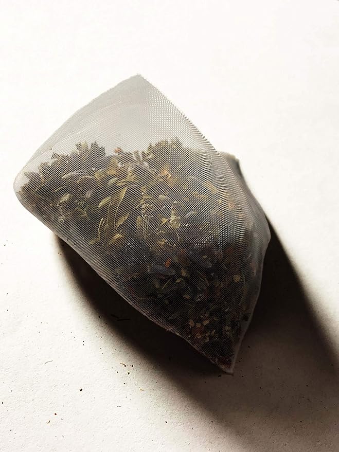 FIRE TEAS Relaxing Rooibos Evening Tea- Organic Red Rooibos Peppermint Lavender Raspberry Leaf Ginger Saffron - Caffeine Free Herbal Tea Strong Taste Perfect for Evenings &amp Nights -