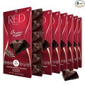 Red Delight Extra Dark Chocolate Bars - 3.53 oz Pack of 8 - Keto-Friendly Vegan Treat - European-Made Smooth Low-Carb Indulgence - Kosher Gluten-Free No Added Sugar Guilt-Free Snack