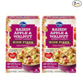 Raisin Apple &amp Walnut High Fiber Instant Oatmeal (2 Boxes 11.8 oz. each box 8 small pouches in each box)
