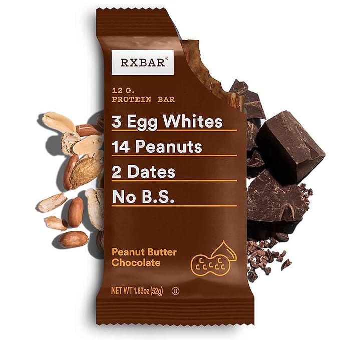 RXBAR Protein Bars 12g Protein Gluten Free Snacks Variety Pack (28 Bars)