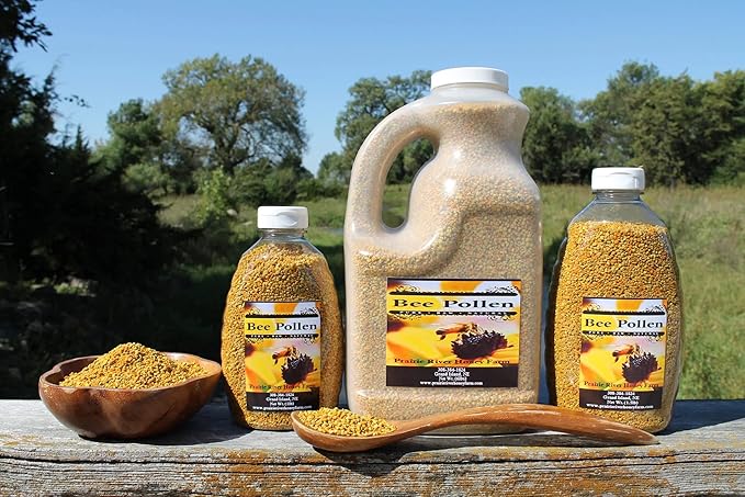 Fresh Bee Pollen Raw Nebraska Bee Pollen 1.5lb Jar